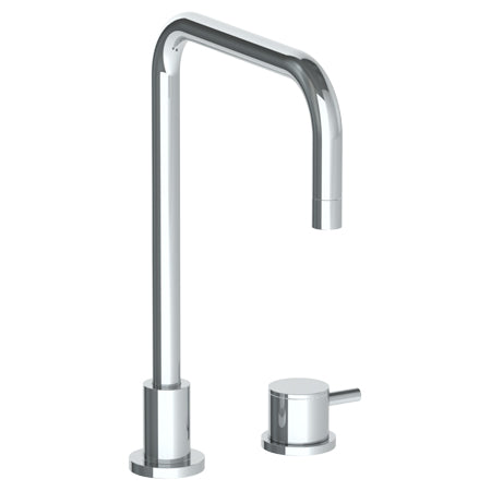 Watermark - Titanium Deck Mounted 2 Hole Square Top Kitchen Faucet
