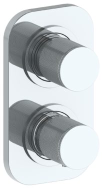 Watermark - Titanium Wall Mounted Mini Thermostatic Shower Trim 3 1/2 x 6 1/4 Inch.