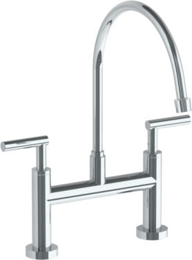 Watermark - Loft 2.0 Deck Mounted Bridge Extended Gooseneck Kitchen Faucet