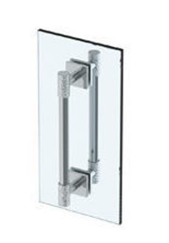 Watermark - Sense 18 Inch double shower door pull/ glass mount towel bar