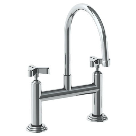 Watermark - Transitional Deck Mounted Bridge Kitchen Faucet