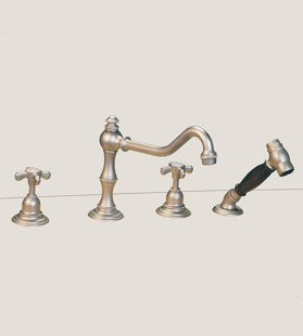 Herbeau - Royale 3-Hole Kitchen Mixer with Handspray