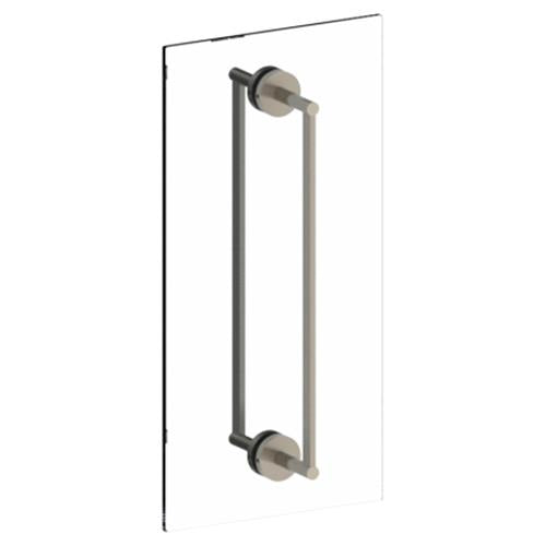 Watermark - Brooklyn 24 Inch double shower door pull/ glass mount towel bar