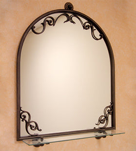 Herbeau - Royale Art Nouveau Mirror and Shelf