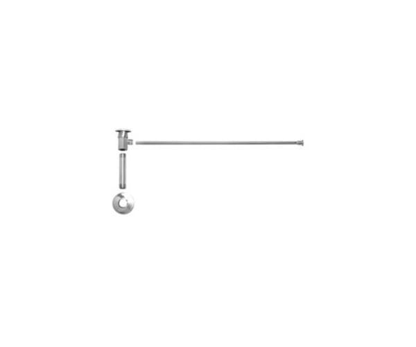 Mountain Plumbing - Toilet Supply Kit - Brass Oval Handle, Angle, Flat Head Riser