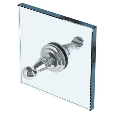 Watermark - Rochester double shower door knob/ glass mount hook