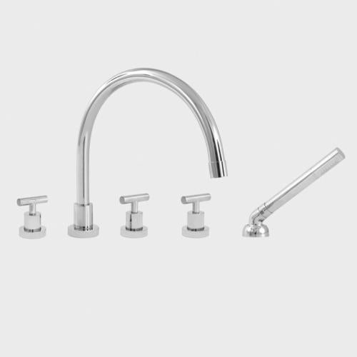 Sigma - 3400 Ceres II Roman Tub W/ Dkmt Hdshower & Div Trim Only