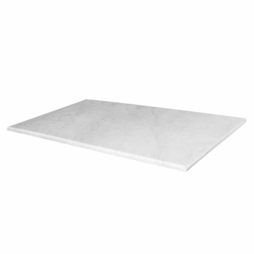 Native Trails - 36 Inch Carrara Vanity Top - Rectangle Cutout with 8 Inch Widespread Holes