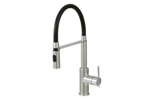 Aquabrass - Zest Nero Pull-Down Spray Kitchen Faucet
