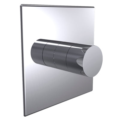 Phylrich - Square Shower Plate & Smooth Handle Trim Only