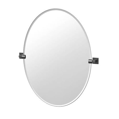 Gatco - Elevate 32 Inch H Frameless Oval Mirror