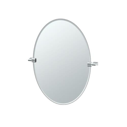 Gatco - Bleu 26.5 Inch H Frameless Oval Mirror