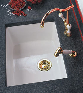 Herbeau - Fireclay Drop-In / Undermount Sink