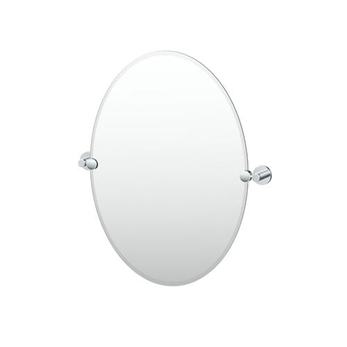 Gatco - Reveal 26.5 Inch H Frameless Oval Mirror