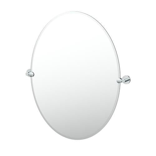 Gatco - Reveal 32 Inch H Frameless Oval Mirror