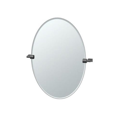 Gatco - Bleu 26.5 Inch H Frameless Oval Mirror