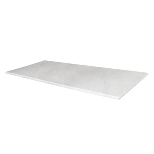 Native Trails - 48 Inch Carrara Vanity Top - Rectangle Cutout with Single Hole