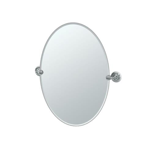 Gatco - Designer II 26.5 Inch H Frameless Oval Mirror