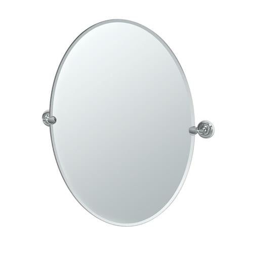 Gatco - Designer II 32 Inch H Frameless Oval Mirror