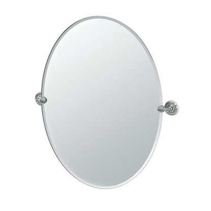 Gatco - Designer II 32 Inch H Frameless Oval Mirror