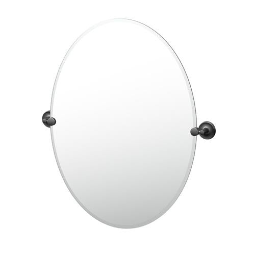 Gatco - Designer II 32 Inch H Frameless Oval Mirror