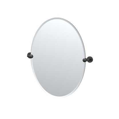 Gatco - Sky 26.5 Inch H Frameless Oval Mirror