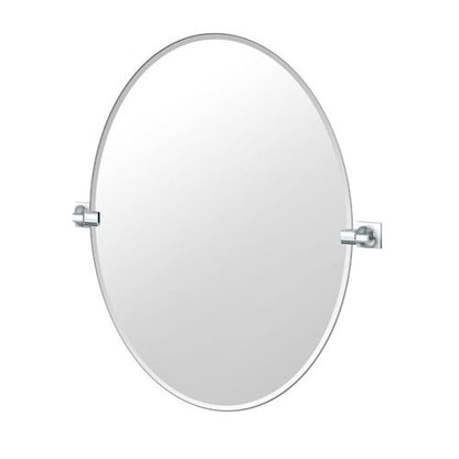 Gatco - Waterline 32 Inch H Frameless Oval Mirror