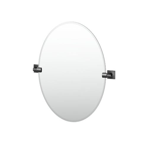 Gatco - Waterline 26.5 Inch H Frameless Oval Mirror