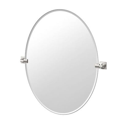Gatco - Waterline 32 Inch H Frameless Oval Mirror
