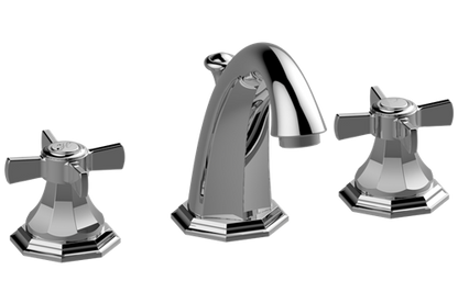 Graff - Topaz Widespread Lavatory Faucet Cross Handles