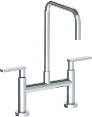 Watermark - Rainey Deck Mounted Bridge Square Top Kitchen Faucet