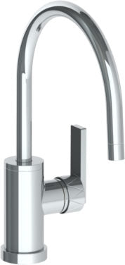 Watermark - Lily  Deck Mounted 1 Hole Gooseneck Kitchen Faucet