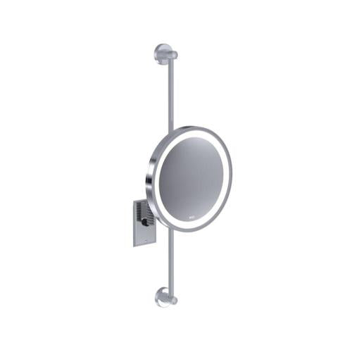 Baci by Remcraft - Senior round wall mirror with slide bar 5X