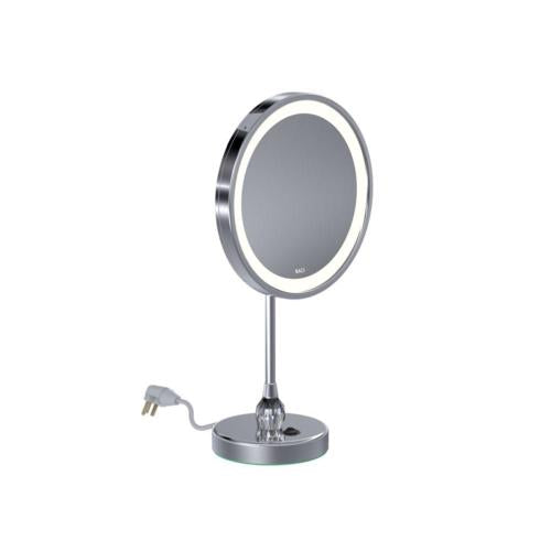 Baci by Remcraft - Senior round deluxe table mirror 5X