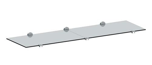Watermark - Tempered Glass Shelf -For 60 Inch Double Console