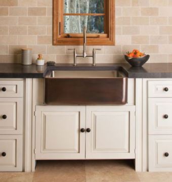 Stone Forest - Copper/Stainless Farmhouse Sink