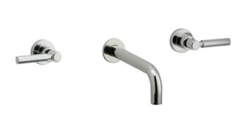 Phylrich - Basic Lever Handles Wall Mounted Lavatory Faucet - Trim Only