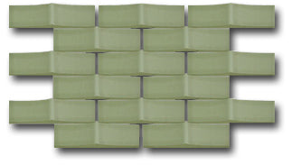 Ceramic Tile Trends - Fiddle Sticks in Relief / Chai Tea