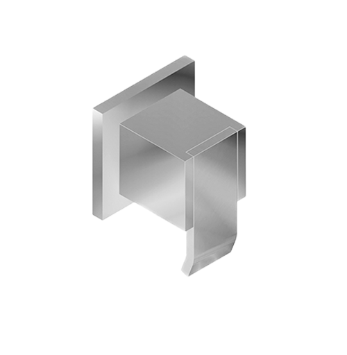 Graff - M-Series Square Three-Way Diverter Valve Trim Plate w/Qubic Handle