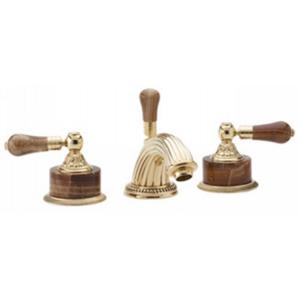 Phylrich - Versailles Lavatory Faucet, Brown Onyx Handle