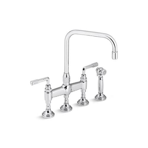 Kallista - For Town Kitchen Faucet, Lever Handles, W/ Sidespray