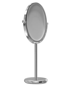 Baci by Remcraft - Deluxe round reversible non lit mirror 3x by 1x