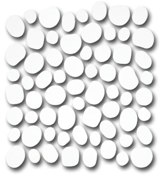 Ceramic Tile Trends - Pebbles Matte White