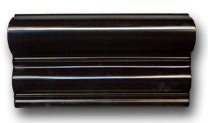 Ceramic Tile Trends - Large Molding Black