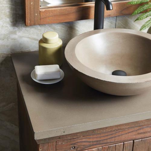 Native Trails - 48 Inch Native Stone Vanity Top - Vessel Cutout with No Faucet Hole
