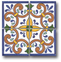 Ceramic Tile Trends - Acapulco Beach - Pool Tile (set of 4) 3 Inch X 3 Inch each