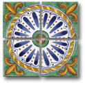 Ceramic Tile Trends - Ipanema Beach - Pool Tile (set of 4)  3 Inch X 3 Inch each