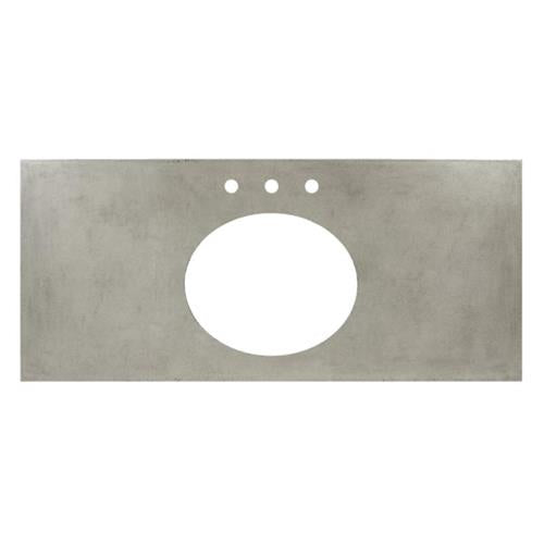 Native Trails - 48 Inch Native Stone Vanity Top - Oval Cutout with 8 Inch Widespread Cutout
