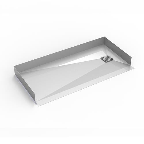 Infinity Drain - 30 x 60 Inch Curbless Stainless Steel Shower Base