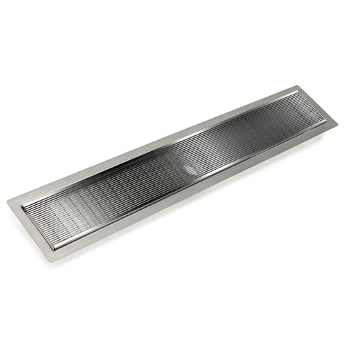 Infinity Drain - 36 Inch FCS Series Complete Kit with 5 Inch Wedge Wire Grate